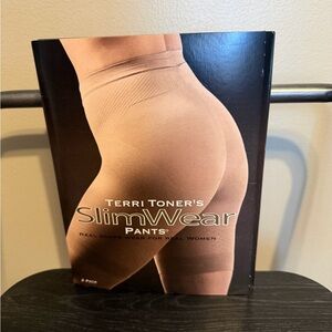 Terri Toner SlimWear Pants 2 Pack Nude Shapewear Shorts XXL